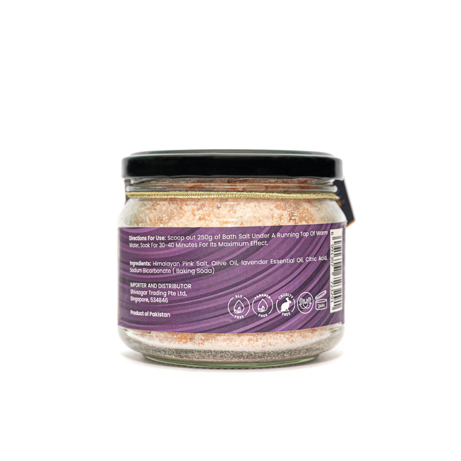 Le Spa Himalayan Pink Bath Salt (Lavender) - Image 3